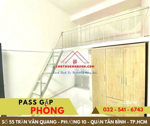 Hình ảnh Pass Phòng 30m2 số 55 Trần Văn Quang, Q.Tân Bình