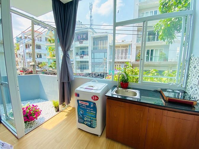 Hình ảnh 💢Cho Thuê CH 35M2 1PN Full Nội Thất_Ban Công,Máy Giặt Riêng_NCV