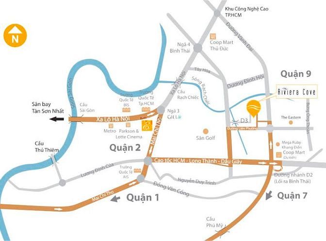 Hình ảnh Biệt thự Riveria Cove, DT 388m2 đất, 3 tầng, 5PN, nhà thô. Giá 45 tỷ