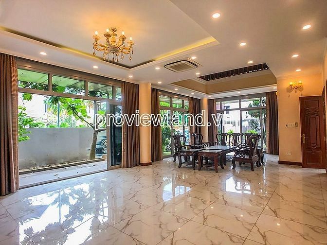 Hình ảnh Biệt thự Riviera Cove cần bán, nội thất cơ bản, 570m2 đất, sần vườn