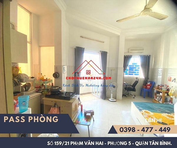 Hình ảnh Pass Phòng Full Nội Thất Có Ban Công số 159/21 Phạm Văn Hai Q.Tân Bình