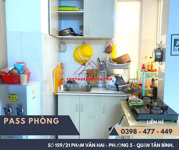 Hình ảnh Pass Phòng Full Nội Thất Có Ban Công số 159/21 Phạm Văn Hai Q.Tân Bình
