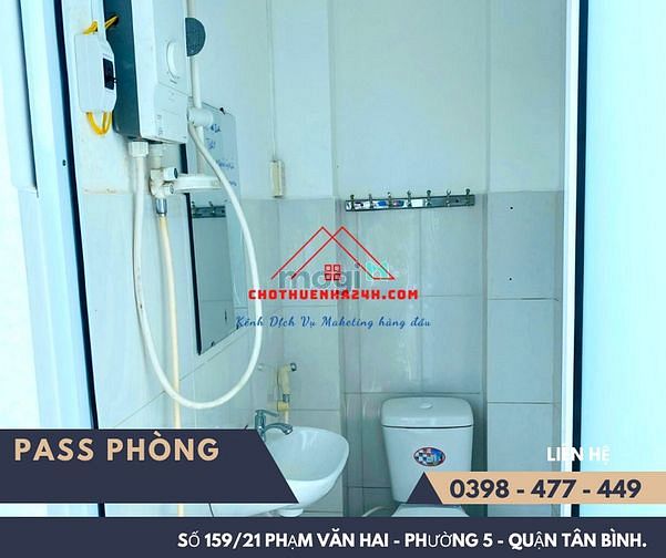 Hình ảnh Pass Phòng Full Nội Thất Có Ban Công số 159/21 Phạm Văn Hai Q.Tân Bình
