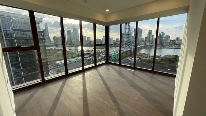 Hình ảnh Cho thuê 4PN Metropole Thủ Thiêm Q2, NT cơ bản, 92tr, căn góc 170m2