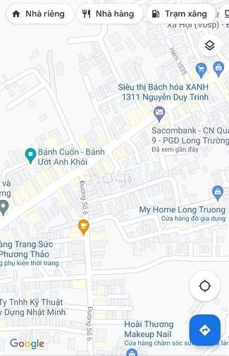 Hình ảnh bán lô đất mặt tiền đường ngay Sacombank Quận 9