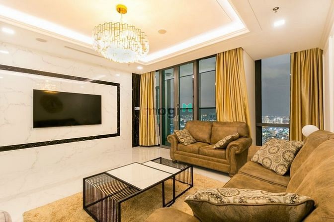 Hình ảnh Cho thuê CH HÙNG VƯƠNG PLAZA 130m2, 3PN, 3WC, Full NT. Giá : 20 tr/th