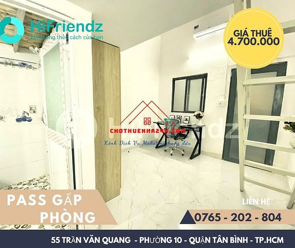 Hình ảnh Pass Phòng 35m2, Có Gác số 55 Trần Văn Quang, P.10, Q.Tân Bình