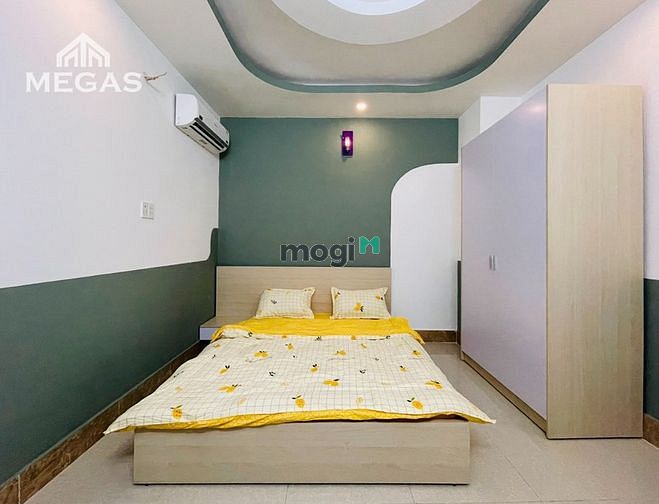 Hình ảnh phòng trọ có máy lạnh, tủ lạnh mới xây