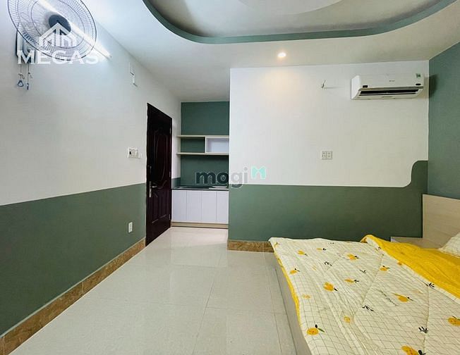 Hình ảnh phòng trọ có máy lạnh, tủ lạnh mới xây