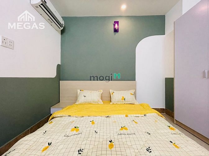 Hình ảnh phòng trọ có máy lạnh, tủ lạnh mới xây