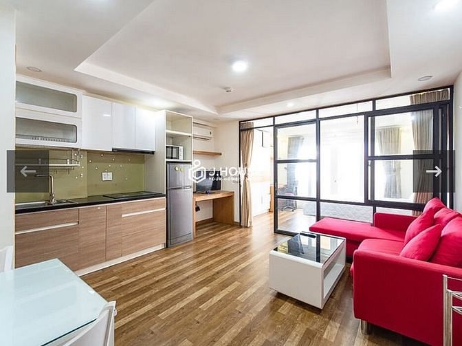 Hình ảnh Căn Hộ 1PN 45m2 ban công full nội thất_lễ tân_hầm xe_bảo vệ 24/24