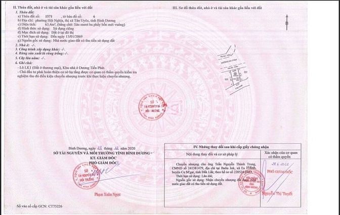 Hình ảnh lô ngợp bán gấp ngay kcn visip3 có sổ sẵn