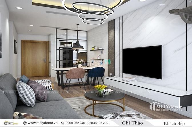 Hình ảnh Cho thuê CHCC Kingdom 101, Quận 10, DT: 80m2, 2PN , 2WC, giá 16.5 tr