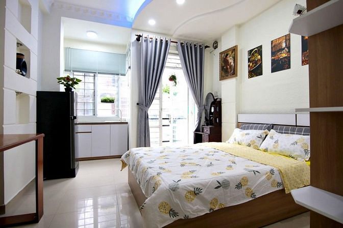 Hình ảnh HXH Lê V Sỹ 4 tầng 9Phòng đang cho thuê 48tr/tháng