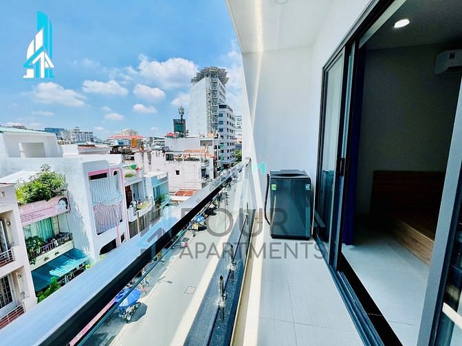 Hình ảnh Hệ Thống Cho Thuê Căn Hộ Studio Ban Công To Rộng - Ung Văn Khiêm