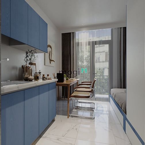 Hình ảnh Căn Hộ studio ban công - 1 phòng ngủ ban công mới 100% hơn 35m2
