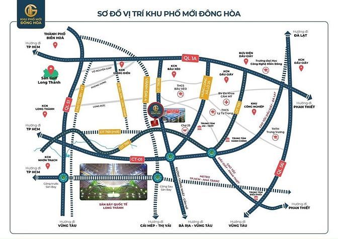 Hình ảnh Chỉ 1,2 tỷ sở hữu miếng đất 100m2 ngay mặt tiền gần sân bay Long Thành