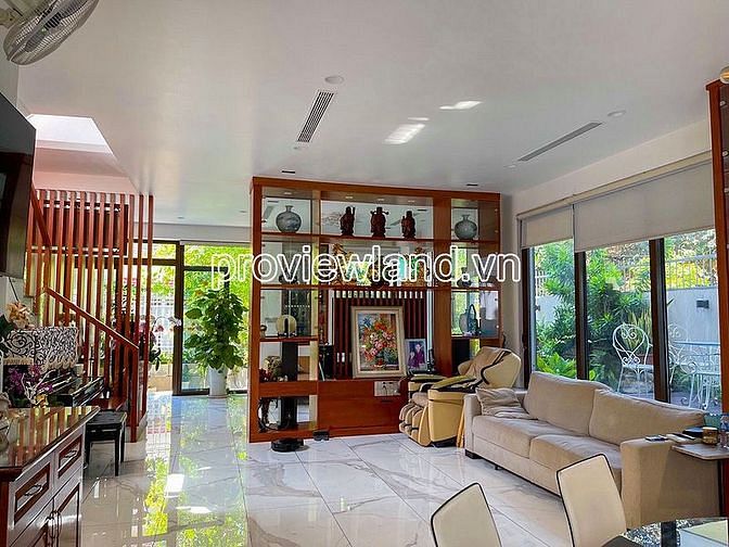 Hình ảnh Bán biệt thự khu compound ABC, Trần Não, 274m2 đất, 3 tầng, sân vườn