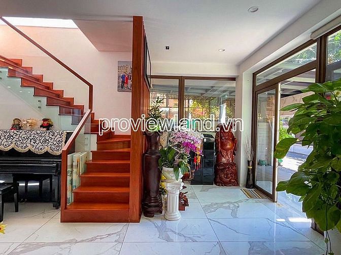 Hình ảnh Bán biệt thự khu compound ABC, Trần Não, 274m2 đất, 3 tầng, sân vườn