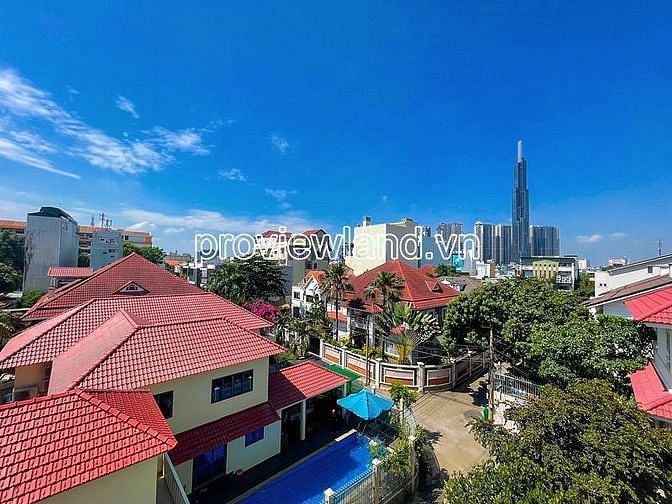 Hình ảnh Bán biệt thự khu compound ABC, Trần Não, 274m2 đất, 3 tầng, sân vườn