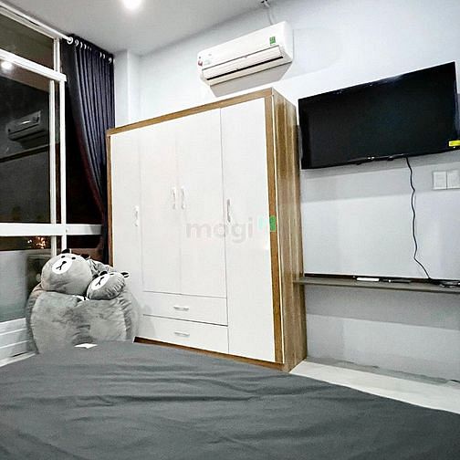 Hình ảnh Mb6623 nạp rút nhanh chóng 1PN máy giặt riêng balcon lớn ở Quận 1 view bờ kè Hoàng Sa