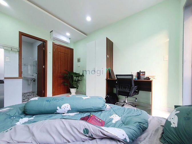 Hình ảnh CHDV tại XVNT, Full nội thất, bancol, cửa sổ, thang máy, hầm xe rộng