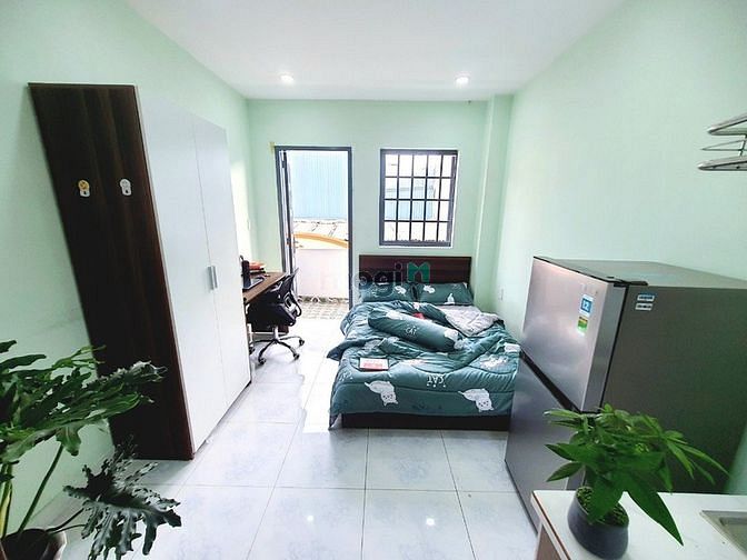 Hình ảnh CHDV tại XVNT, Full nội thất, bancol, cửa sổ, thang máy, hầm xe rộng