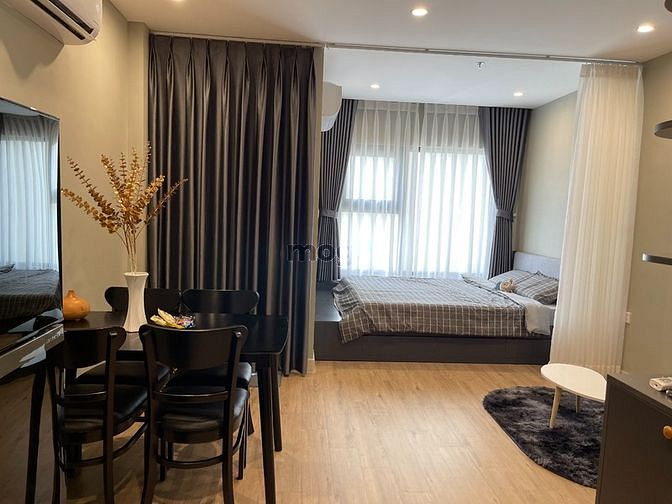 Hình ảnh Chiếc Studio full NT dành cho những khách yêu thích tông đen huyền bí