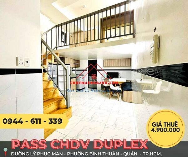 Hình ảnh Pass GẤP CHDV Duplex Cửa Sổ Ngay đường Lý phục Man, Bình Thuận, Quận 7