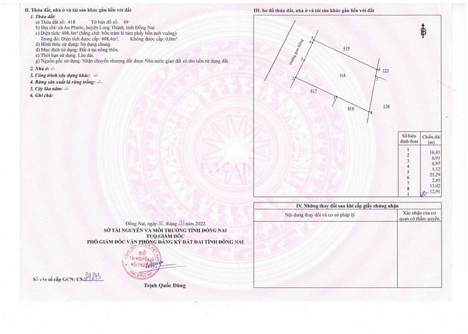 Hình ảnh Bán đất khu đô thị thung lũng xanh long thành đồng Nai
