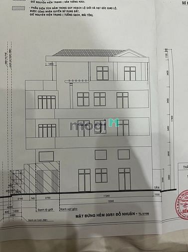 Hình ảnh Góc 2 mặt tiền 30 Đỗ Nhuận 4x18m lững