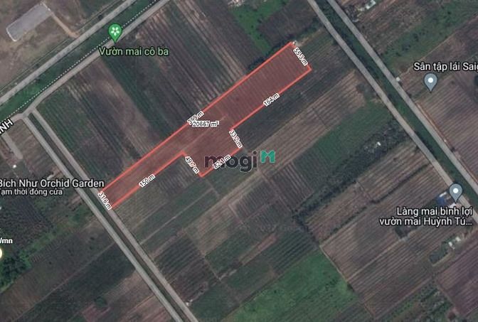 Hình ảnh Bình Chánh, Vườn Thơm, Bán 2hA Đất Kênh 4, Chỉ 1.6tr
