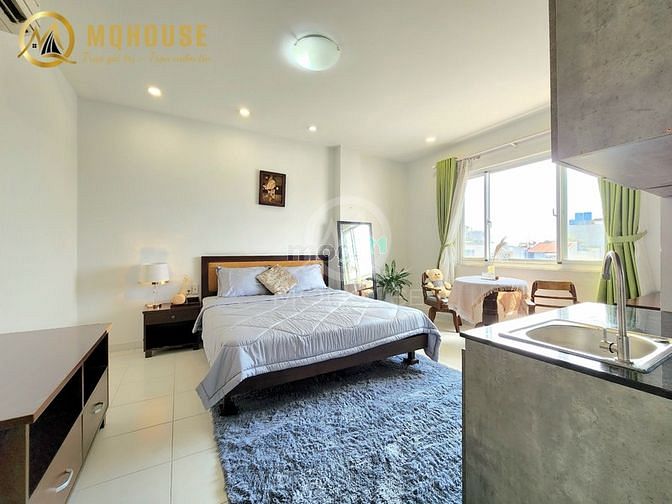 Hình ảnh Mb6623 nạp rút nhanh chóng studio full nội thất cửa sổ lớn gần sân bay, CV Hoàng Văn Thụ