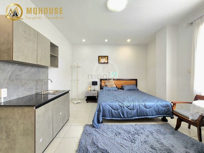 Hình ảnh Mb6623 nạp rút nhanh chóng studio full nội thất cửa sổ lớn gần sân bay, CV Hoàng Văn Thụ