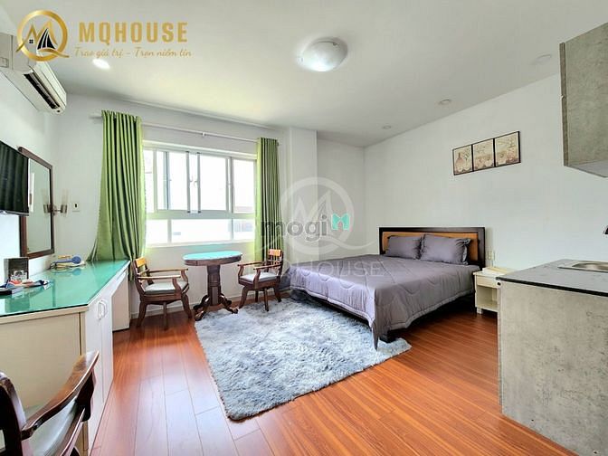 Hình ảnh Mb6623 nạp rút nhanh chóng studio full nội thất cửa sổ lớn gần sân bay, CV Hoàng Văn Thụ