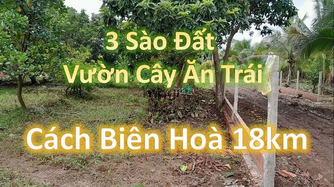 Hình ảnh Bán Đất Vườn Giáp Suối Cách TP Biên Hoà 20km