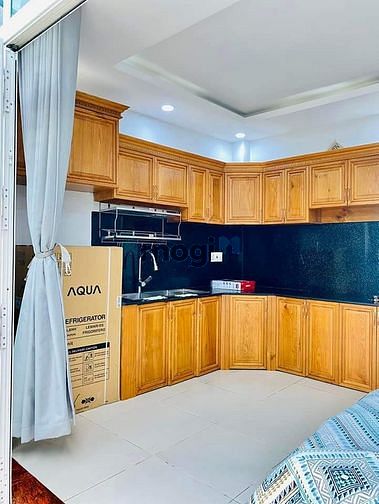 Hình ảnh CHDV Studio Hoa Đào, full nội thất, cửa sổ, ban công, thang máy
