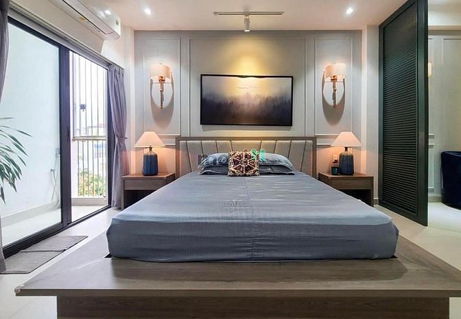 Hình ảnh Quận 4 - Studio cao cấp full nội thất, ban công ngắm view xịn