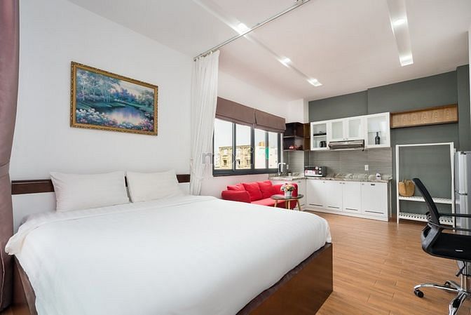Hình ảnh 🌈Căn Hộ Balcon Siêu Đẹp - Hồ Bơi - Toà Nhà Luxury - FULL Service