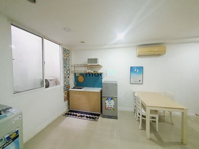 Hình ảnh Căn Hộ 1PN Vách Ngăn Khu Sân Bay Full Nội Thất