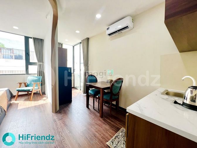 Hình ảnh 1PN+Studio Ban công nhà mới 100%_Bao dịch vụ_Full NT sang_cầu Ông Lãnh