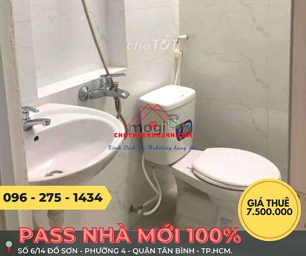 Hình ảnh Chuyển Công Tác PASS HĐ THUÊ NHÀ số 6/14 Đồ Sơn, P.4, Q.Tân Bình.