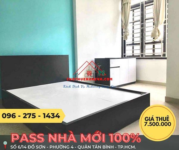 Hình ảnh Chuyển Công Tác PASS HĐ THUÊ NHÀ số 6/14 Đồ Sơn, P.4, Q.Tân Bình.