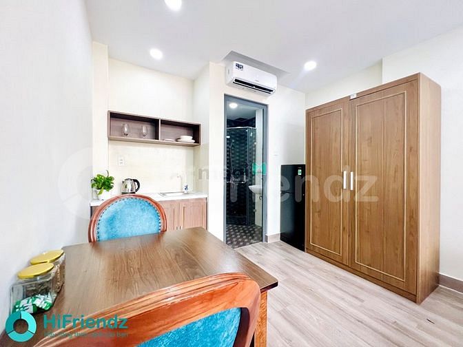 Hình ảnh 1PN+Studio Ban công nhà mới 100%_Bao dịch vụ_Full NT sang_cầu Ông Lãnh