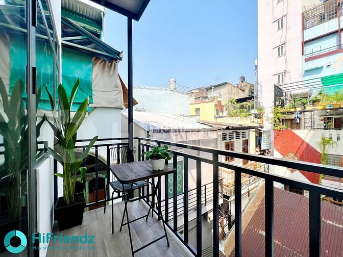Hình ảnh 1PN+Studio Ban công nhà mới 100%_Bao dịch vụ_Full NT sang_cầu Ông Lãnh