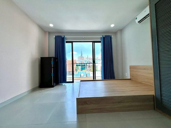 Hình ảnh Cho Thuê Căn Hộ Bình Thạnh Có Bancol,Thang Máy Cao Cấp Gần Hutech