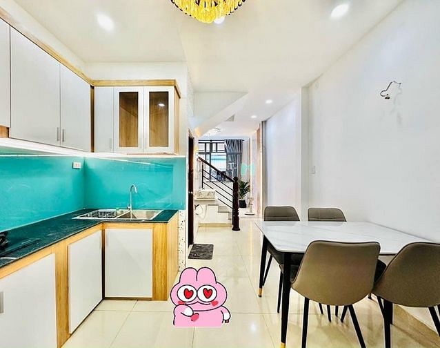 Hình ảnh Nhà Phan Văn Trị - Bình Thạnh, Hẻm Oto, 4 Tầng, Full Nội Thất Cao Cấp.