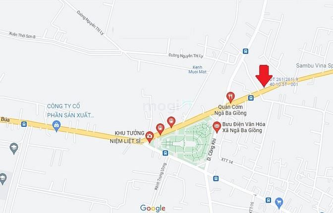 Hình ảnh Hóc Môn, Đất Mặt tiền Nguyễn Văn Bứa, KV 9x40m, Chỉ 9.5 tỷ