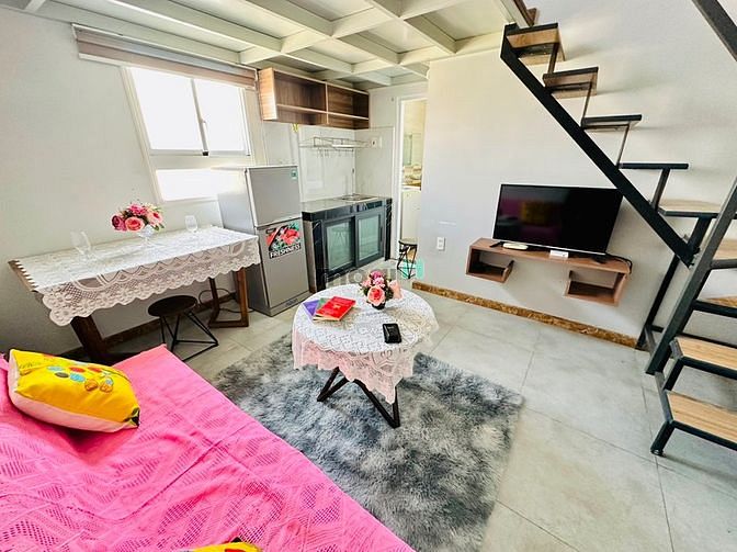Hình ảnh Duplex gác cao, nội thất full, máy giặt riêng Quận 7