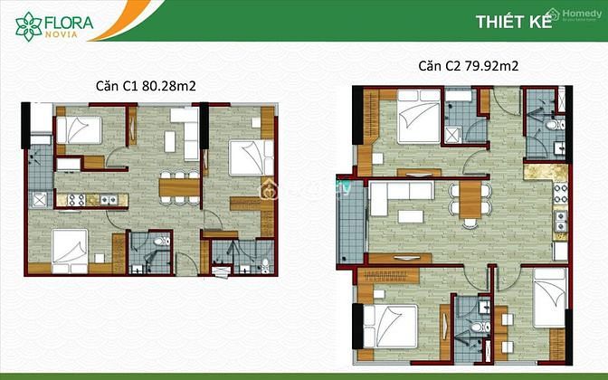 Hình ảnh Bán Nhanh CH Phạm Văn Đồng Thủ Đức 3PN 80m2 full nội thất giá 3 tỷ 350